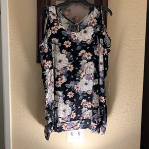 Cold shoulder blouse